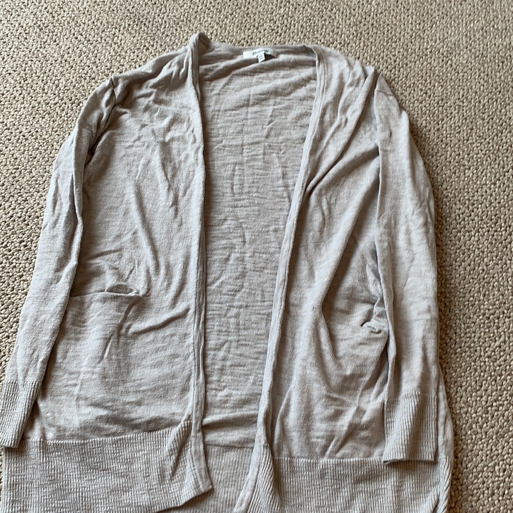 gray sweater